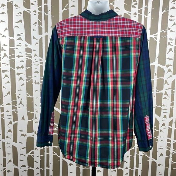 Vineyard Vines Relaxed Fit Mixed Plaid Button Front Shirt 10 - Picture 2 of 8